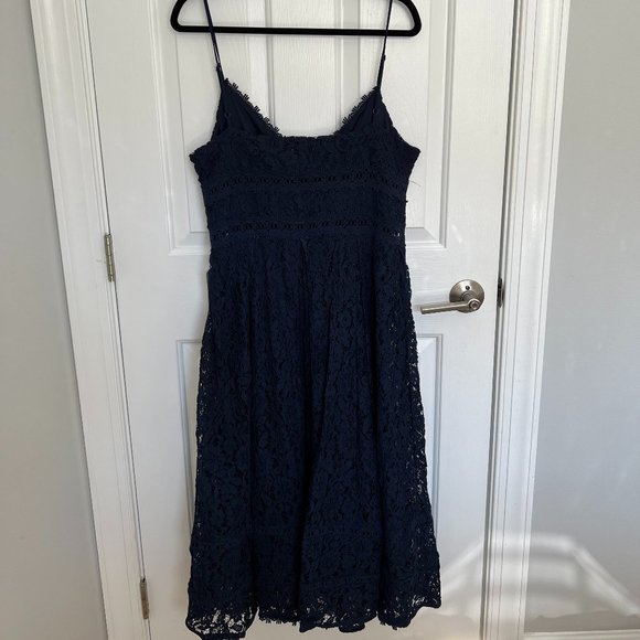 NSR Crochet Lace Midi Dress - Picture 2 of 3